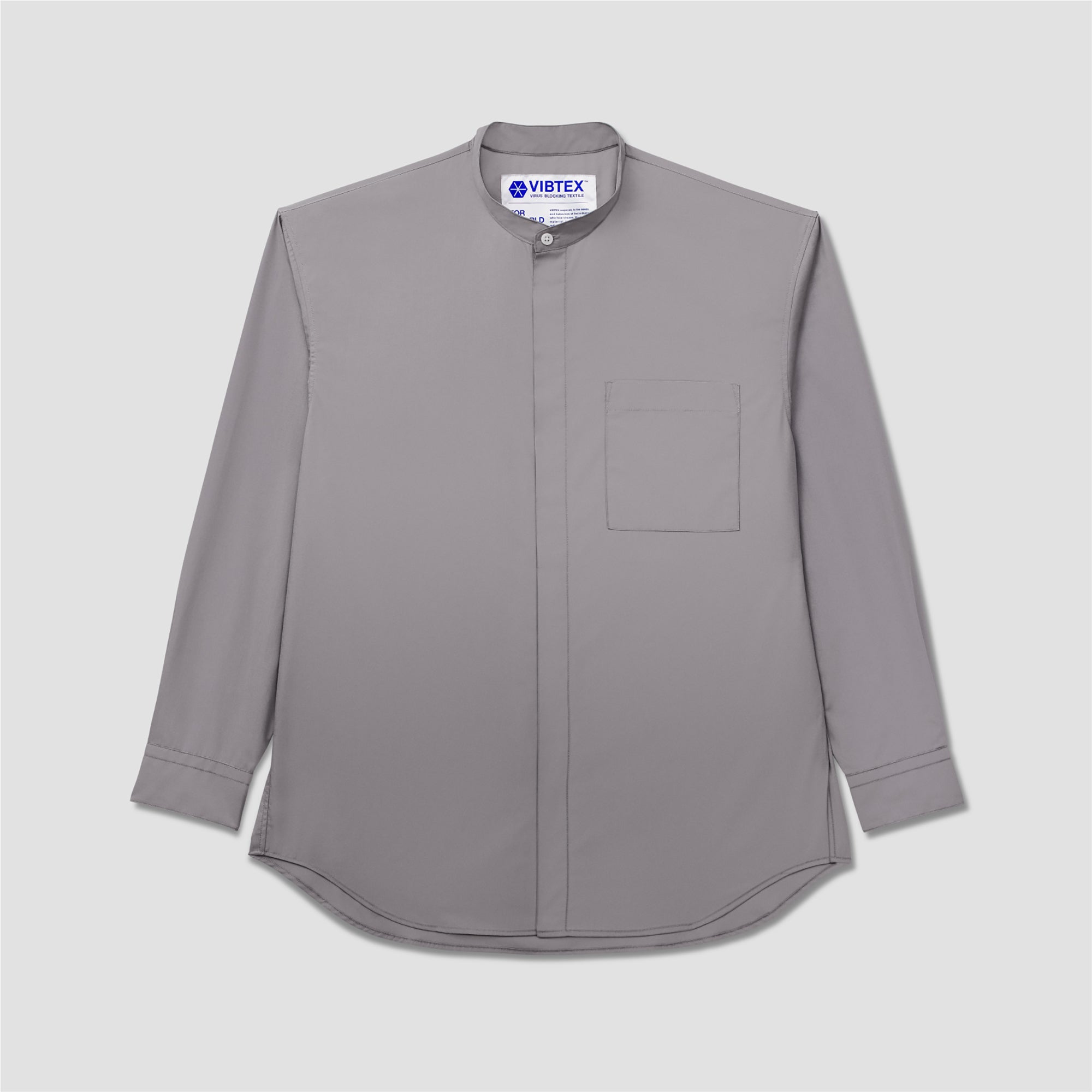 VIB UNIFORM Band Collar Shirt – VIBTEX